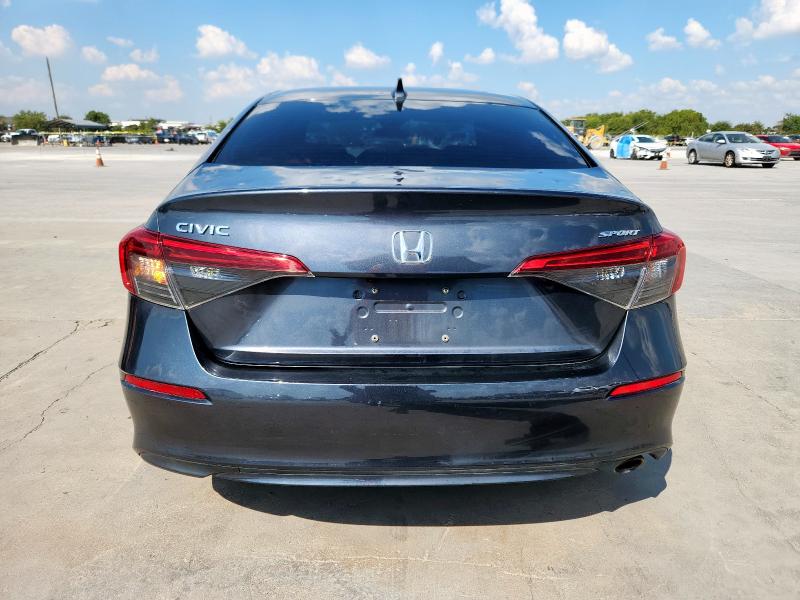 2HGFE2F59NH566821 - 2022 HONDA CIVIC SPORT ნაცრისფერი ფოტო 6