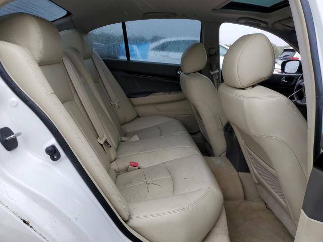 JN1CV6AP7BM300050 - 2011 INFINITI G37 BASE WHITE photo 10