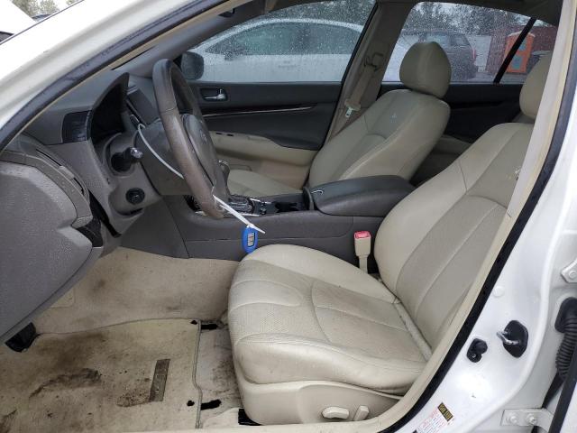 JN1CV6AP7BM300050 - 2011 INFINITI G37 BASE WHITE photo 7