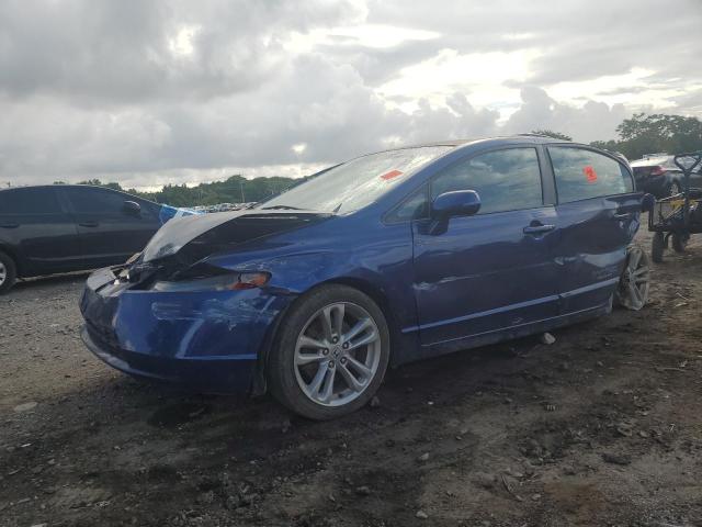 2HGFA55508H706418 - 2008 HONDA CIVIC SI BLUE photo 2