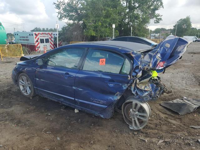 2HGFA55508H706418 - 2008 HONDA CIVIC SI BLUE photo 3