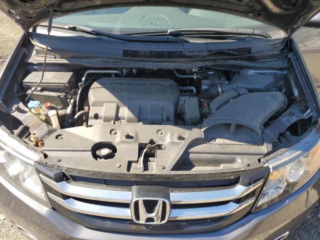 5FNRL5H6XEB009155 - 2014 HONDA ODYSSEY EXL GRAY photo 12