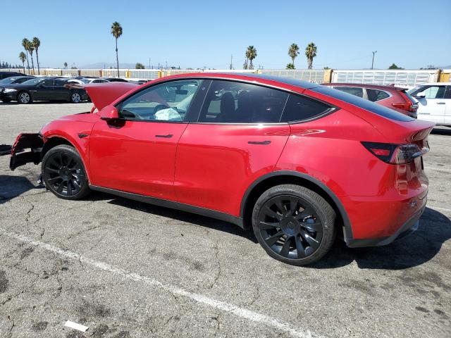7SAYGDEEXPF635347 - 2023 TESLA MODEL Y Kırmızı fotoğraf 2
