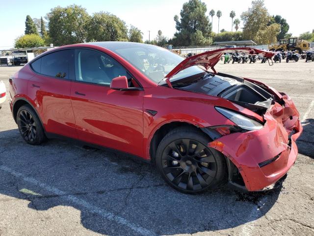 7SAYGDEEXPF635347 - 2023 TESLA MODEL Y Kırmızı fotoğraf 4