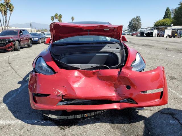 7SAYGDEEXPF635347 - 2023 TESLA MODEL Y Kırmızı fotoğraf 5