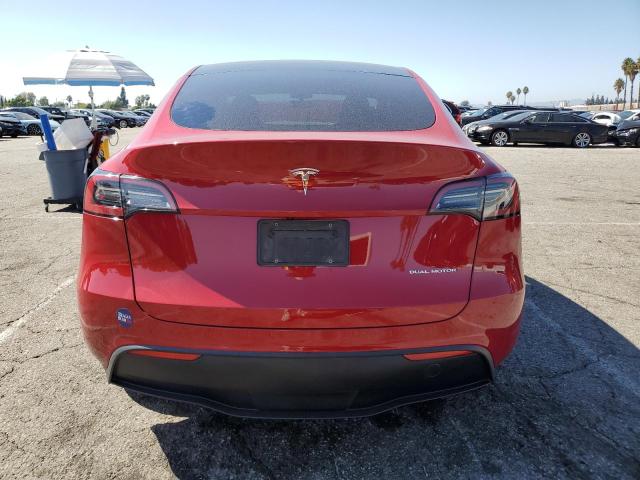 7SAYGDEEXPF635347 - 2023 TESLA MODEL Y Kırmızı fotoğraf 6