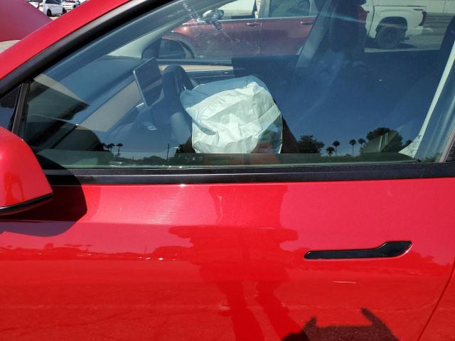 7SAYGDEEXPF635347 - 2023 TESLA MODEL Y Kırmızı fotoğraf 7