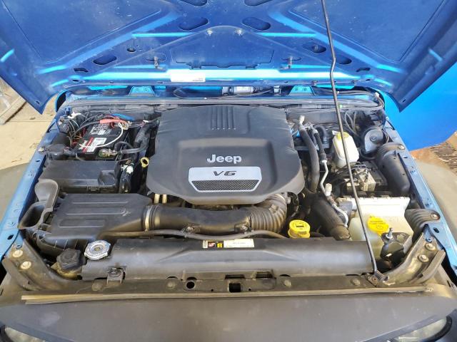 1C4BJWDG1GL186771 - 2016 JEEP WRANGLER U SPORT Blau Foto 12