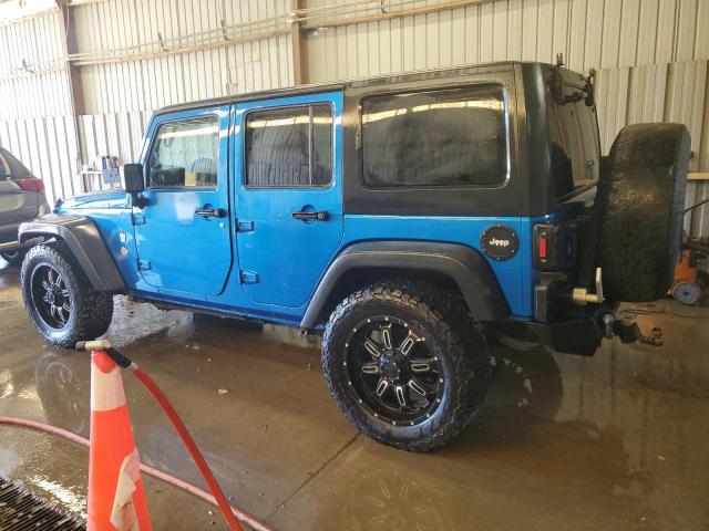 1C4BJWDG1GL186771 - 2016 JEEP WRANGLER U SPORT Blau Foto 2