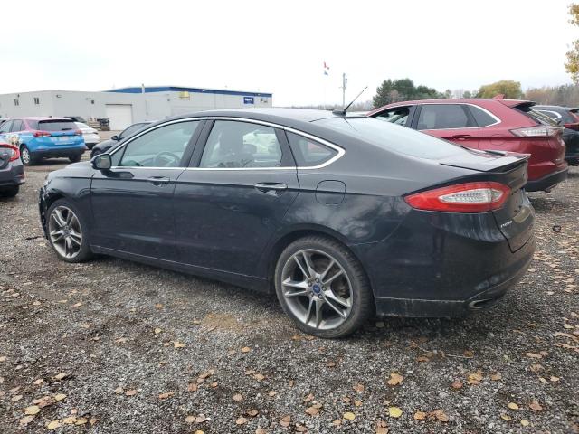 3FA6P0D90DR104207 - 2013 FORD FUSION TITANIUM Սև լուսանկար 2