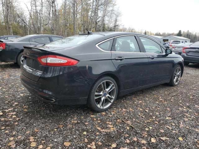 3FA6P0D90DR104207 - 2013 FORD FUSION TITANIUM Սև լուսանկար 3