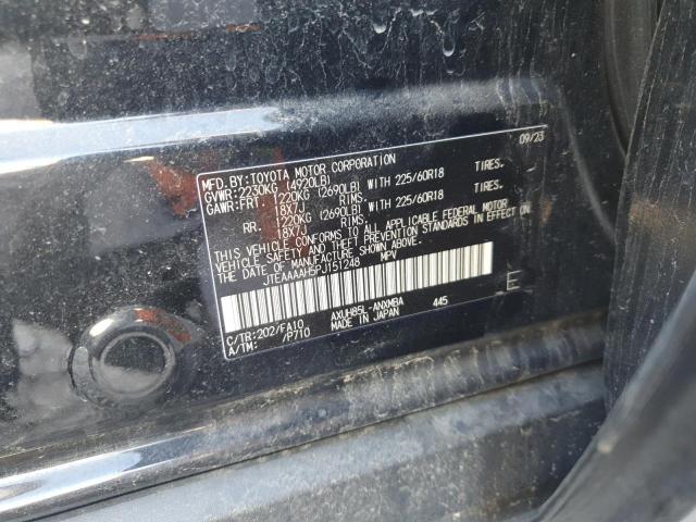 JTEAAAAH5PJ151248 - 2023 TOYOTA VENZA LE შავი ფოტო 13