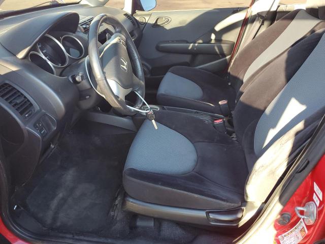 JHMGD38608S036699 - 2008 HONDA FIT SPORT RED photo 7