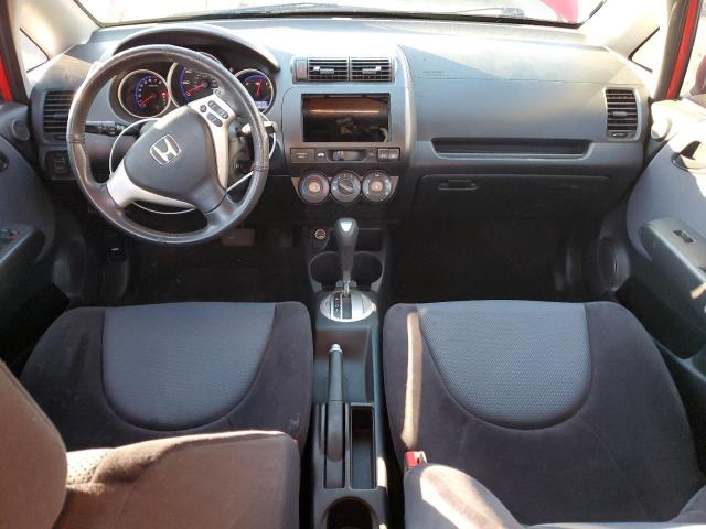 JHMGD38608S036699 - 2008 HONDA FIT SPORT RED photo 8