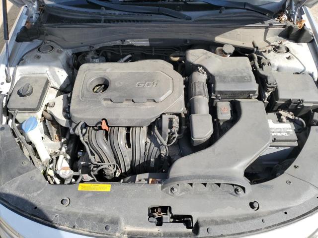 5XXGU4L3XGG072834 - 2016 KIA OPTIMA EX SILVER photo 11