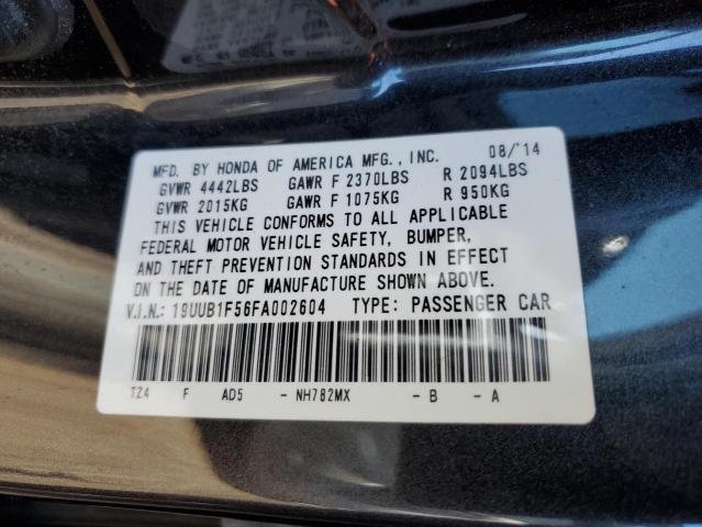 19UUB1F56FA002604 - 2015 ACURA TLX TECH ნაცრისფერი ფოტო 13