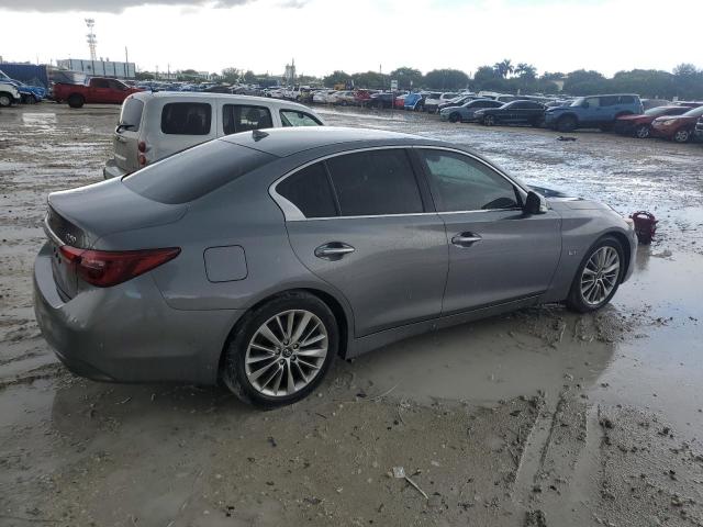 JN1EV7AR2JM443552 - 2018 INFINITI Q50 LUXE GRAY photo 3