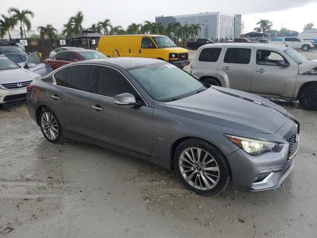 JN1EV7AR2JM443552 - 2018 INFINITI Q50 LUXE GRAY photo 4