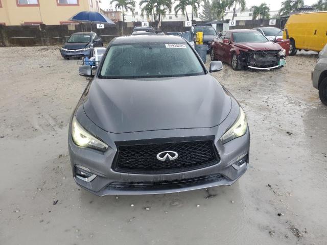 JN1EV7AR2JM443552 - 2018 INFINITI Q50 LUXE GRAY photo 5