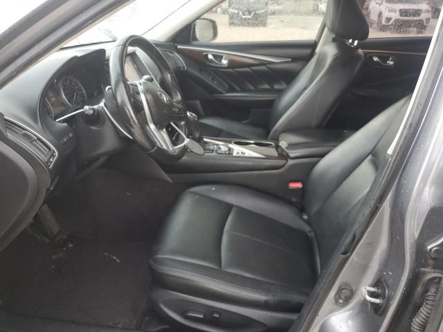 JN1EV7AR2JM443552 - 2018 INFINITI Q50 LUXE GRAY photo 7