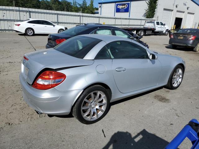 WDBWK56F26F107049 - 2006 MERCEDES-BENZ SLK 350 SILVER photo 3