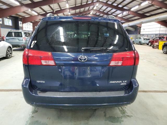 5TDBA23C05S048531 - 2005 TOYOTA SIENNA LE BLUE photo 6
