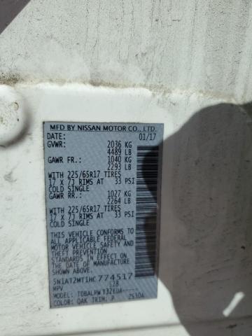 5N1AT2MT1HC774517 - 2017 NISSAN ROGUE S Ağ foto 13