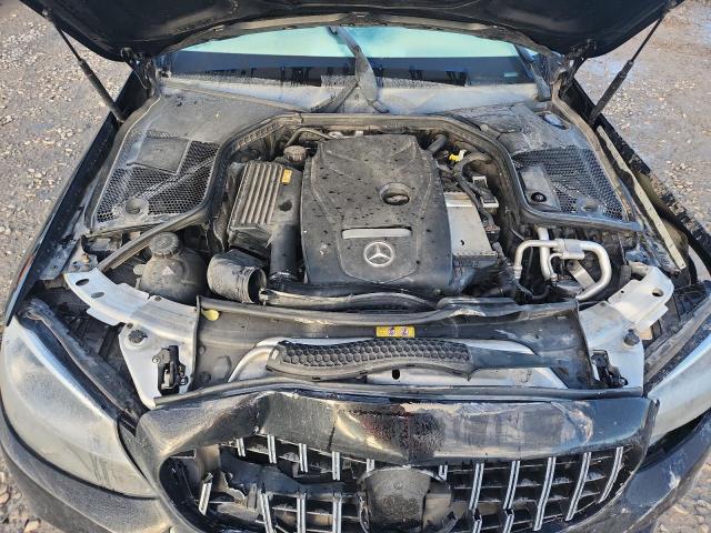 55SWF4KB1HU201285 - 2017 MERCEDES-BENZ C 300 4MATIC BLACK photo 11