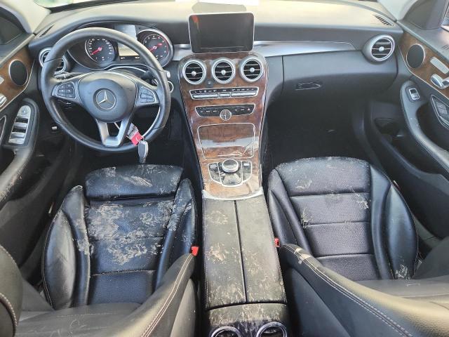55SWF4KB1HU201285 - 2017 MERCEDES-BENZ C 300 4MATIC BLACK photo 8