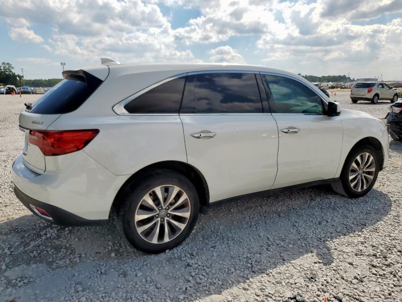 5FRYD3H46EB018039 - 2014 ACURA MDX TECHNOLOGY თეთრი ფოტო 3
