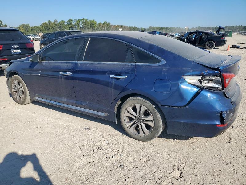 5NPE34AF8HH583066 - 2017 HYUNDAI SONATA SPORT BLUE photo 2