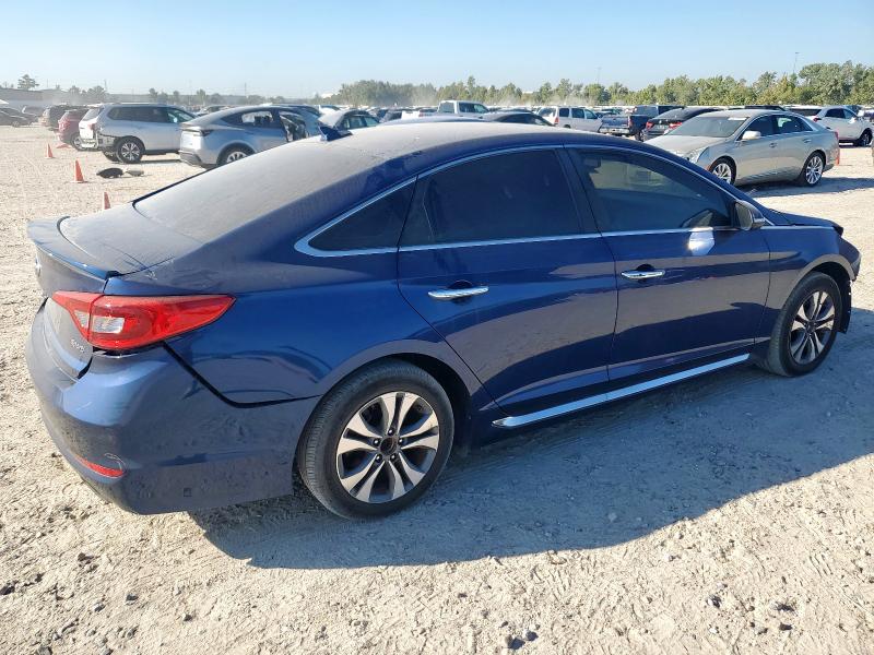 5NPE34AF8HH583066 - 2017 HYUNDAI SONATA SPORT BLUE photo 3
