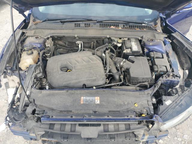 3FA6P0HD5FR293731 - 2015 FORD FUSION SE BLUE photo 11