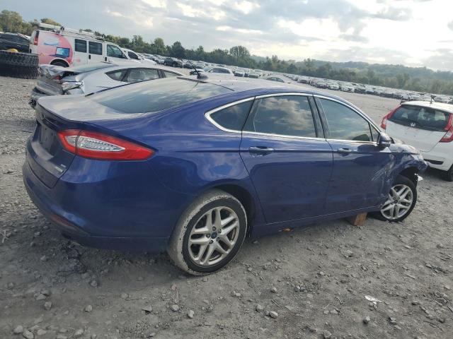 3FA6P0HD5FR293731 - 2015 FORD FUSION SE BLUE photo 3