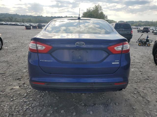 3FA6P0HD5FR293731 - 2015 FORD FUSION SE BLUE photo 6