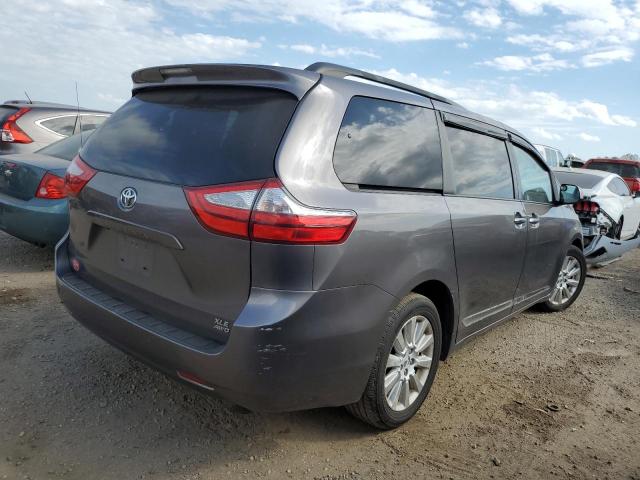 5TDDK3DC9FS101335 - 2015 TOYOTA SIENNA XLE 灰色 照片 3