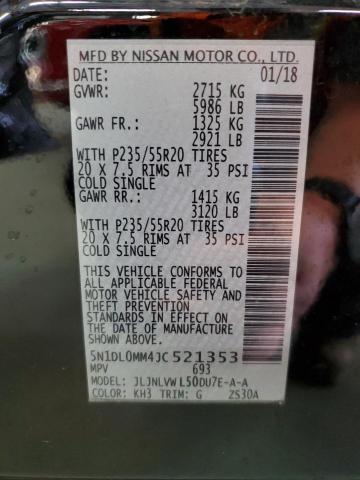 5N1DL0MM4JC521353 - 2018 INFINITI QX60 黑色 照片 13