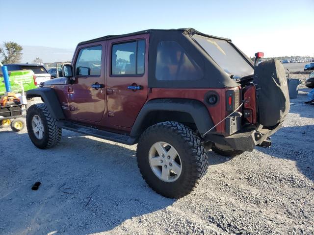 1J4BB3H16AL163425 - 2010 JEEP WRANGLER U SPORT BURGUNDY photo 2