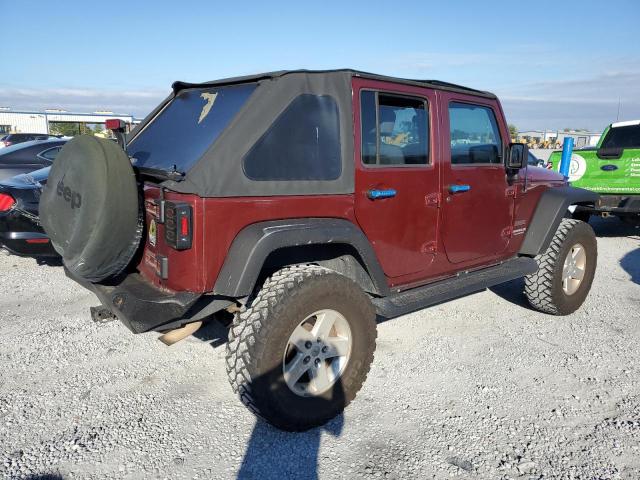 1J4BB3H16AL163425 - 2010 JEEP WRANGLER U SPORT BURGUNDY photo 3