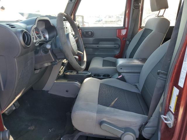 1J4BB3H16AL163425 - 2010 JEEP WRANGLER U SPORT BURGUNDY photo 7