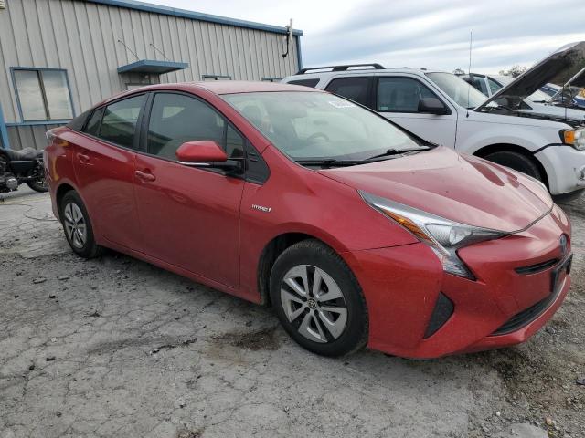 JTDKARFU6H3538524 - 2017 TOYOTA PRIUS ბურგუნდია ფოტო 4