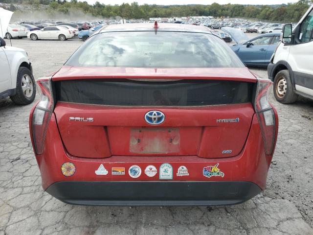 JTDKARFU6H3538524 - 2017 TOYOTA PRIUS ბურგუნდია ფოტო 6