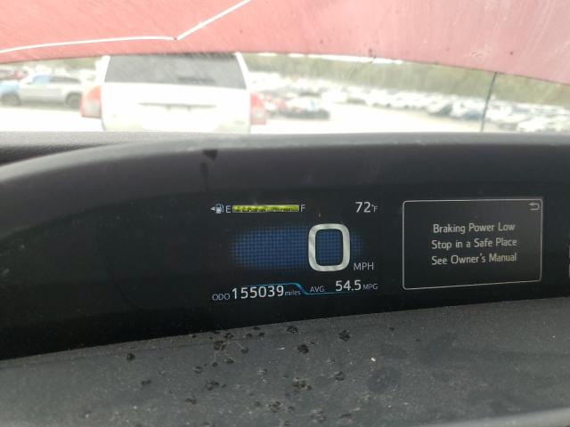 JTDKARFU6H3538524 - 2017 TOYOTA PRIUS ბურგუნდია ფოტო 9