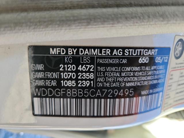 WDDGF8BB5CA729495 - 2012 MERCEDES-BENZ C 300 4MATIC WHITE photo 12