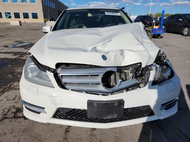 WDDGF8BB5CA729495 - 2012 MERCEDES-BENZ C 300 4MATIC WHITE photo 5
