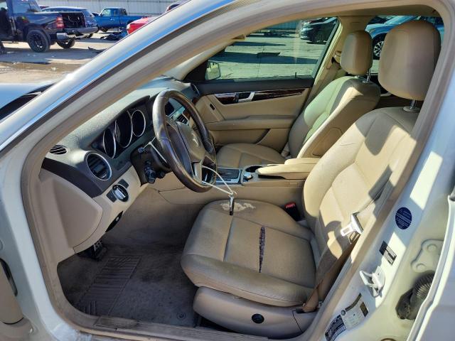 WDDGF8BB5CA729495 - 2012 MERCEDES-BENZ C 300 4MATIC WHITE photo 7