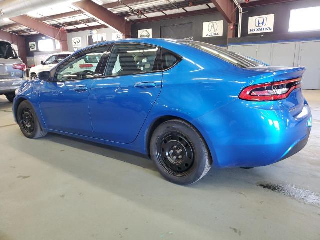1C3CDFAA5FD402727 - 2015 DODGE DART SE BLUE photo 2