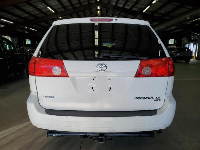 5TDBK23C27S000402 - 2007 TOYOTA SIENNA LE أبيض صورة 6