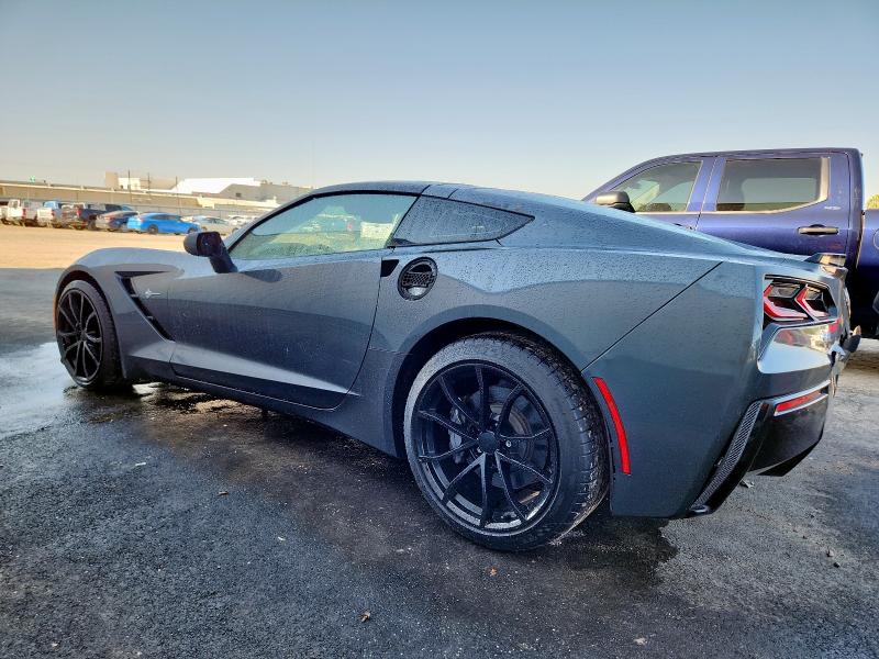 1G1YB2D75E5101960 - 2014 CHEVROLET CORVETTE STINGRAY 1LT GRAY photo 2