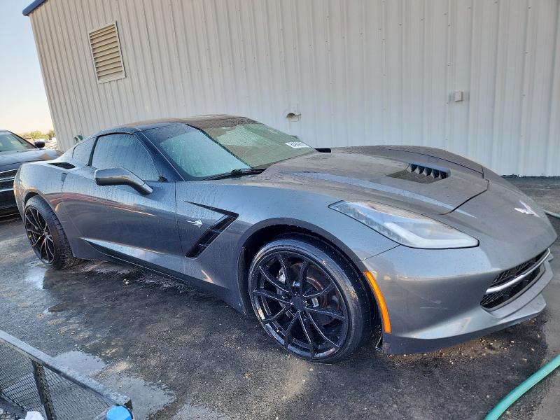 1G1YB2D75E5101960 - 2014 CHEVROLET CORVETTE STINGRAY 1LT GRAY photo 4